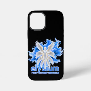 Coque iPhone 12 Mini Garde d'ange céleste aux ailes d'Élysée Pop Art
