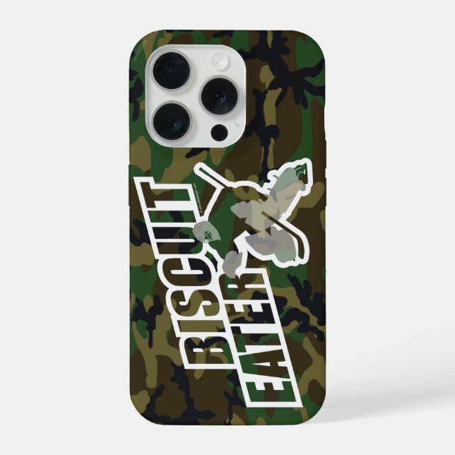 Coque iPhone Garde de but (Mangeur de biscuits) (Verso)