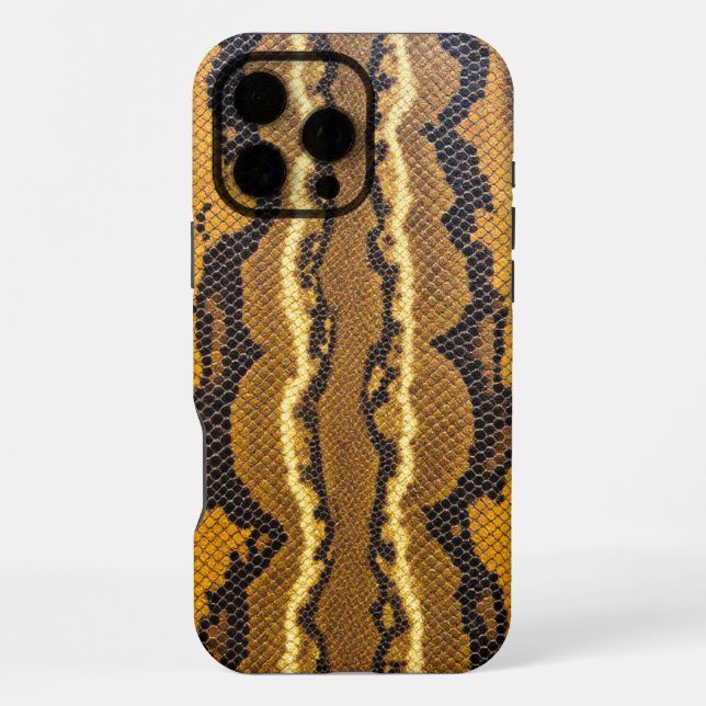 Coque iPhone  Garde du serpent : Peau de léopard jaune (Verso)