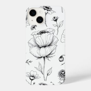 Coque Pour iPhone 14 Garden Glam : Housse téléphonique florale luxueuse