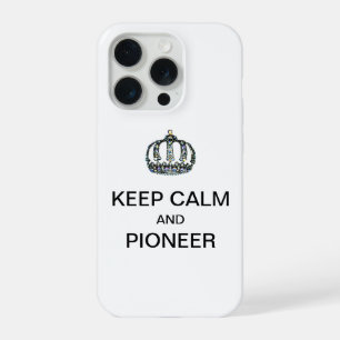 COQUE iPhone 15 PRO GARDEZ CALME ET PIONNIER