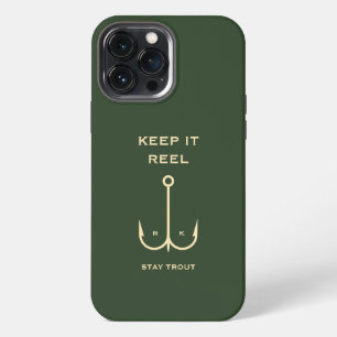 ETUI iPhone 13 PRO MAX GARDEZ LE POISSON RÉEL PÊCHE FÊTE DES PÈRES RESTEZ