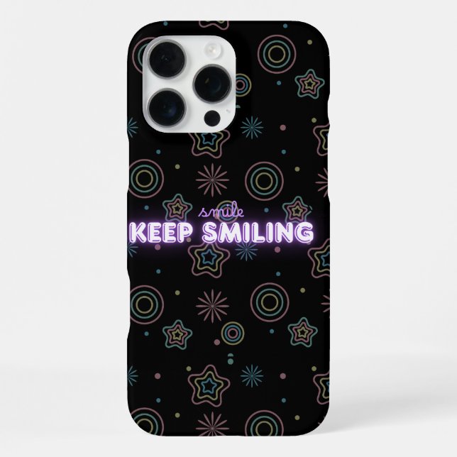 COQUE iPhone GARDEZ LE SOURIRE (Verso)