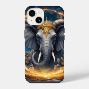 Coque Pour iPhone 14 Gardien Couronné de la Porte Céleste l'éléphant
