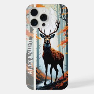 Coque iPhone 15 Pro Max Gardien d'automne de la forêt
