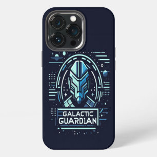 Etui iPhone 13 Pro Gardien Galactique Futurisme Sci-Fi