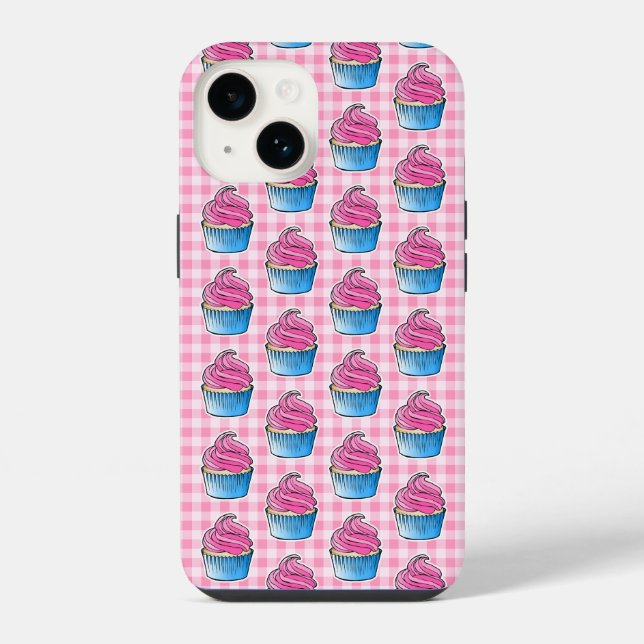 Coque iPhone Gâteau rose (Verso)