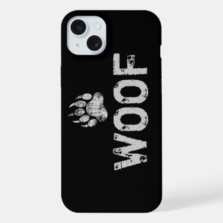 Coque iPhone 15 Plus Gay Bear Pride patte d'ours en détresse WOOF
