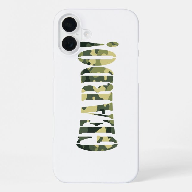 COQUE iPhone GEARDO ! CAMO / CAMOUFLAGE (Verso)