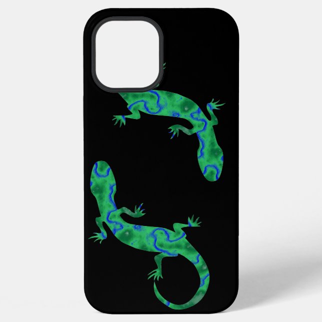 Coque iPhone Gecko vert (Verso)