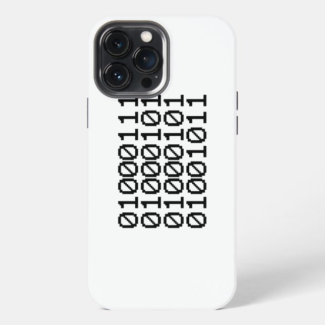 COQUE iPhone GEEK BINAIRE (Verso)