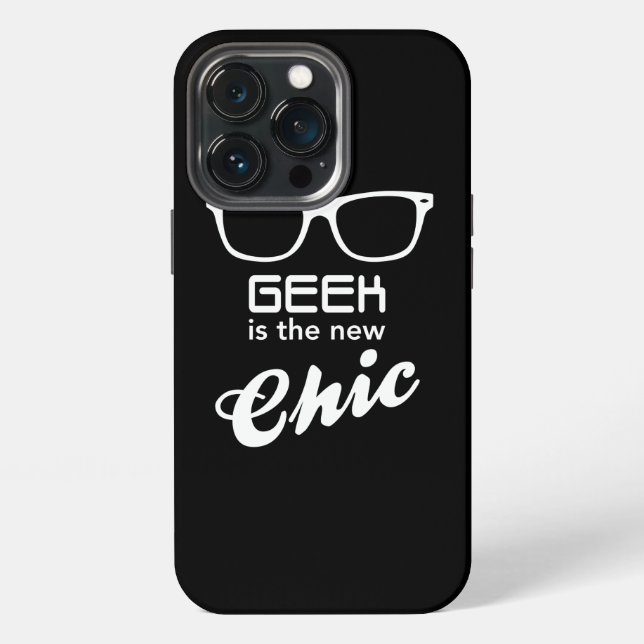 Coque iPhone Geek Est La Nouvelle Chic (Dos)