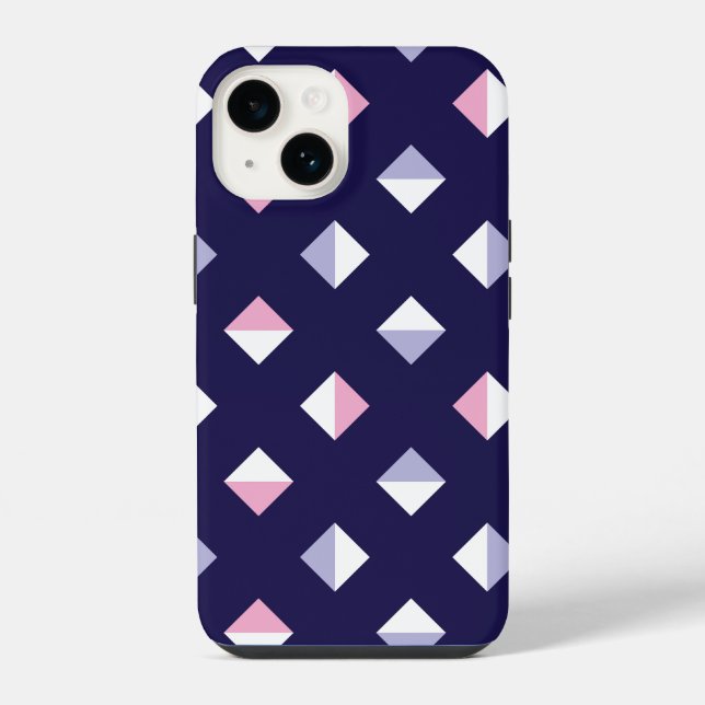 Coque iPhone Gem coloré Motif transparent (Verso)
