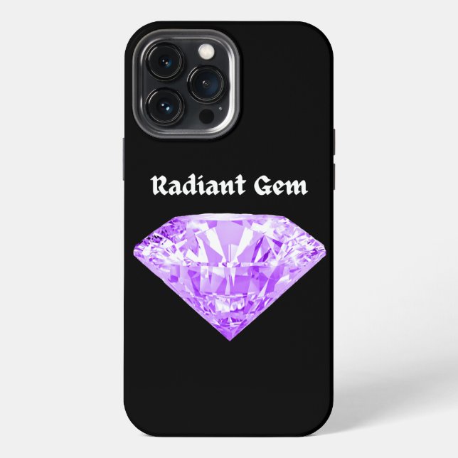 Coque iPhone Gem rayonnant (Verso)
