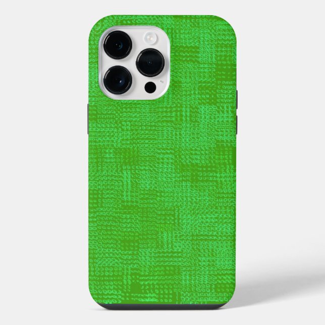 Coque iPhone Gemmes vertes (Verso)