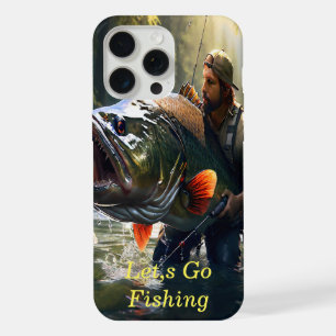 Coque iPhone 15 Pro Max (générés par l'ai) laisse aller la pêche fluviale