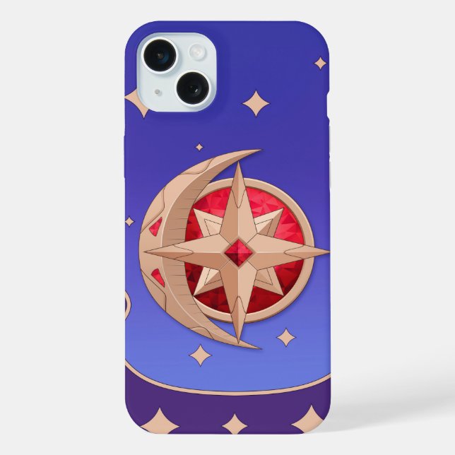 Coque iPhone Genshin Impact Mona (Verso)
