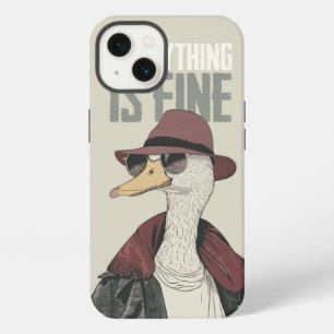 Etui iPhone 13 Gentleman Goose : Rétro "Tout va bien" Art Ca