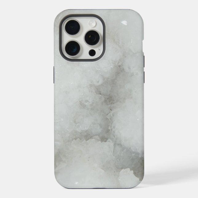 Coque iPhone Géode de cristal Quart (Verso)