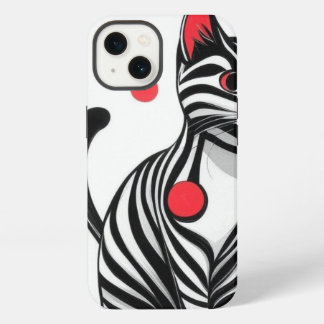 Etui iPhone 13 Geometric Whisker Dance