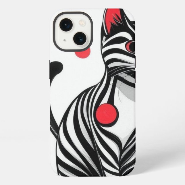 Coque iPhone Geometric Whisker Dance (Verso)