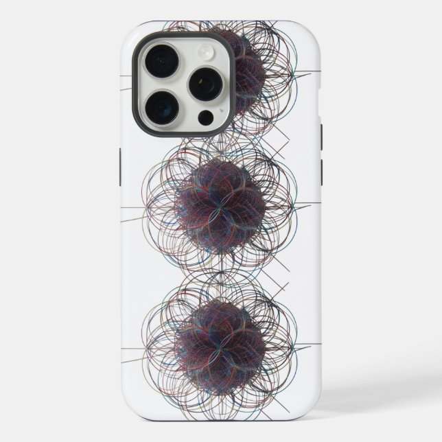 Coque iPhone Géométrie Abstraite Élégante – Apple (Verso)