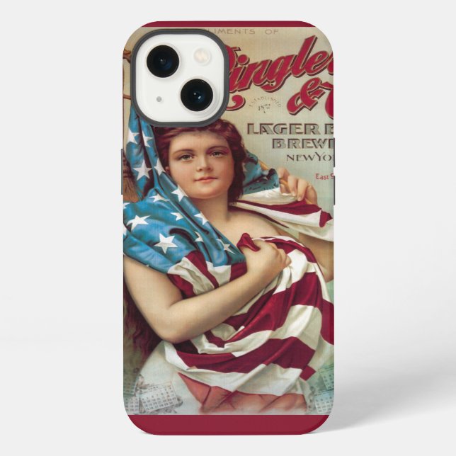 Coque iPhone George Ringler & CO. Beer Poster (Verso)