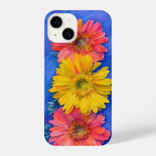 Coque Pour iPhone 14 Gerbera Daisy Flowers Art Phone Case