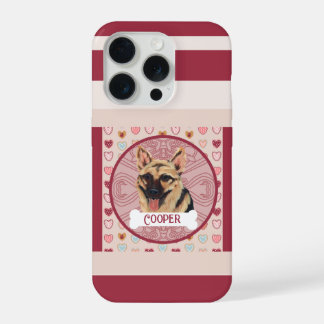 Coque iPhone 15 Pro German Shepherd Heart iPhone 11 Pro Case 