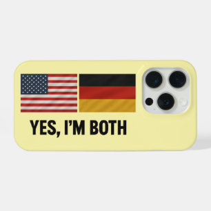 Coque iPhone 15 Pro Germano-Américain Oui Je Suis Les Deux - Citoyen A