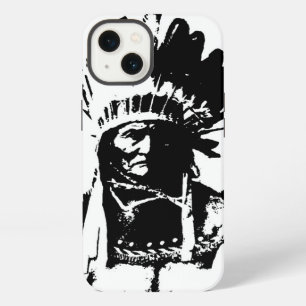 Etui iPhone 13 Geronimo noir et blanc