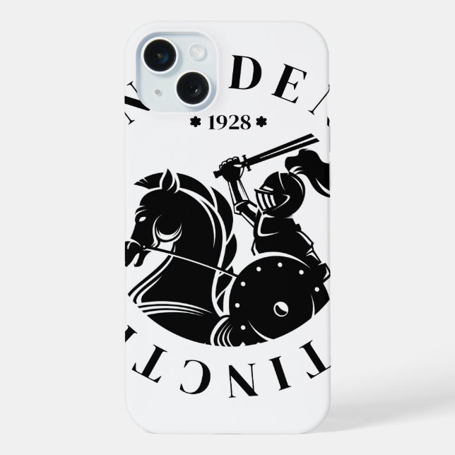Coque iPhone GEUEE Série Chevalier Vintage (Verso)