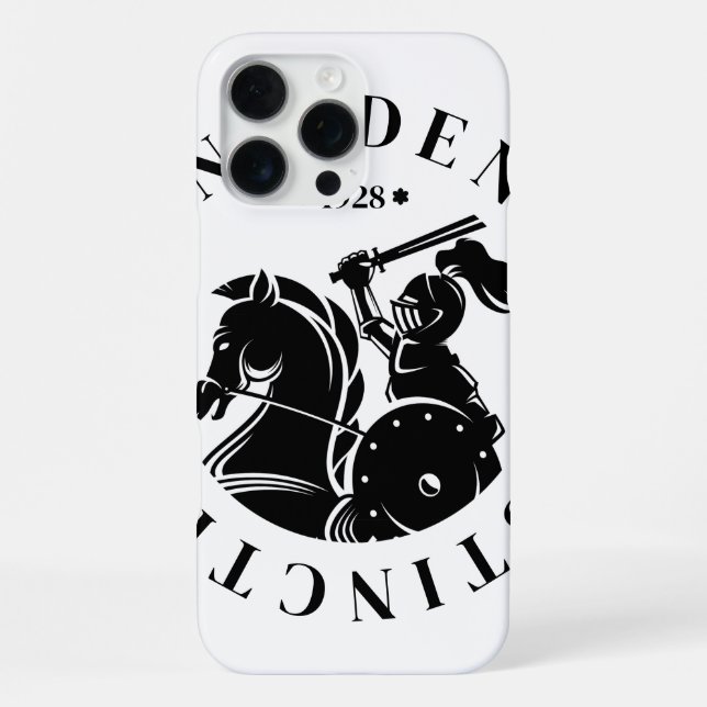 Coque iPhone GEUEE Série Chevalier Vintage (Verso)