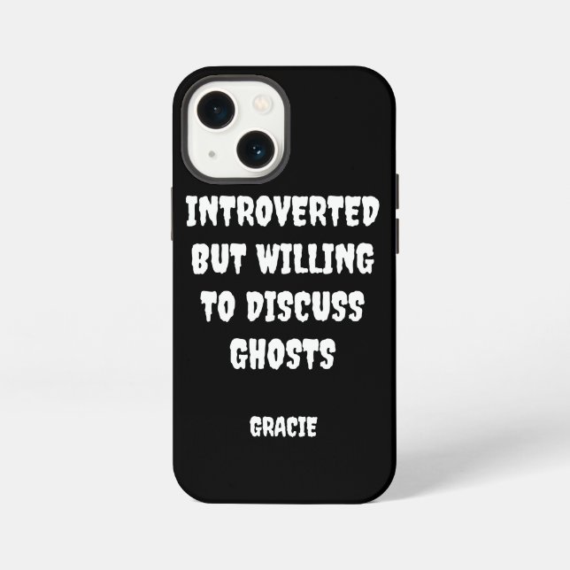 Coque iPhone Ghost personnalisé introduit (Verso)