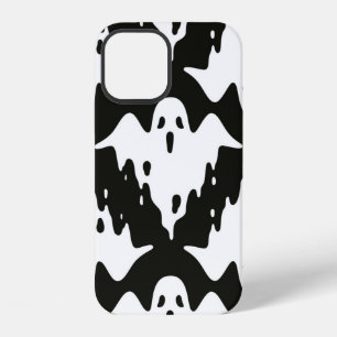 Coque iPhone 12 Ghost sans couture motif Halloween vintage éffraya