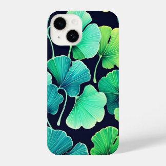 Coque Pour iPhone 14 Ginko biloba leaves 