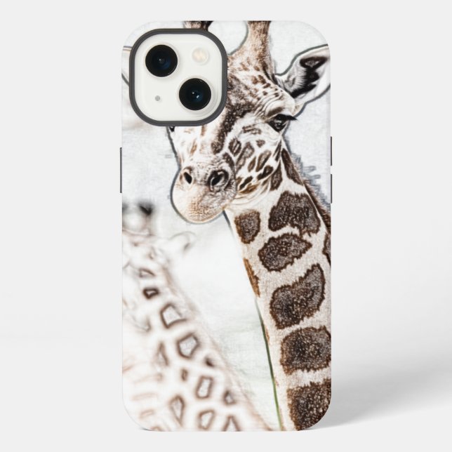Coque iPhone Girafe (Verso)