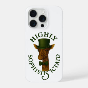 Coque iPhone 15 Pro Giraffe sophistiquée