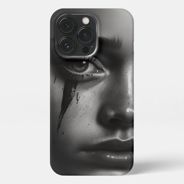 Coque iPhone Girl with tears (Verso)