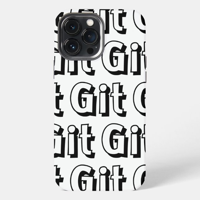 Coque iPhone Git (Verso)
