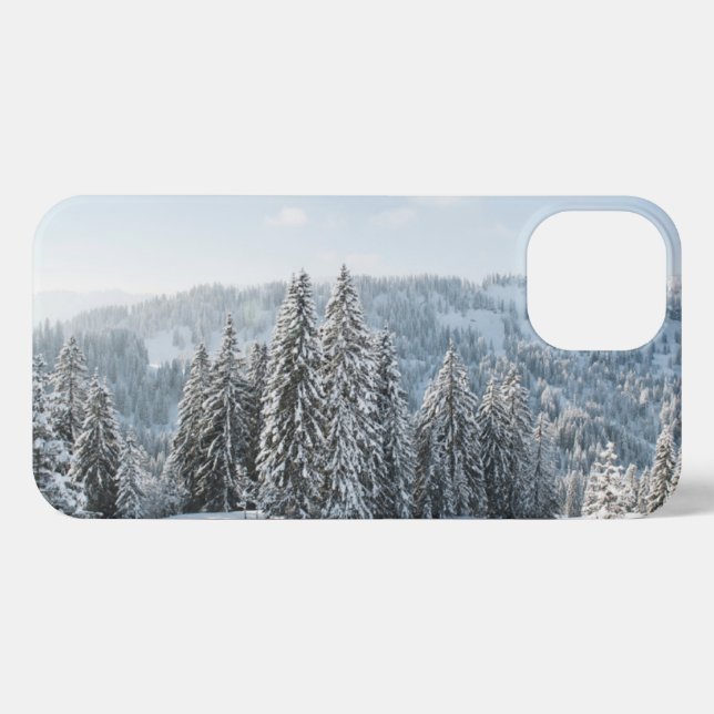 Coque iPhone Glace et neige | Allgäu Bavaria Allemagne (Verso Horizontal)