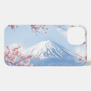 Etui iPhone 13 Glace et neige   Cherry Blossoms Mt. Fuji Japon