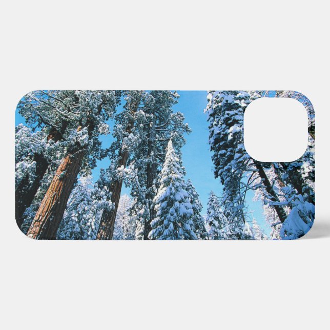 Coque iPhone Glace et neige | Parc national de Sequoia, Califor (Verso Horizontal)