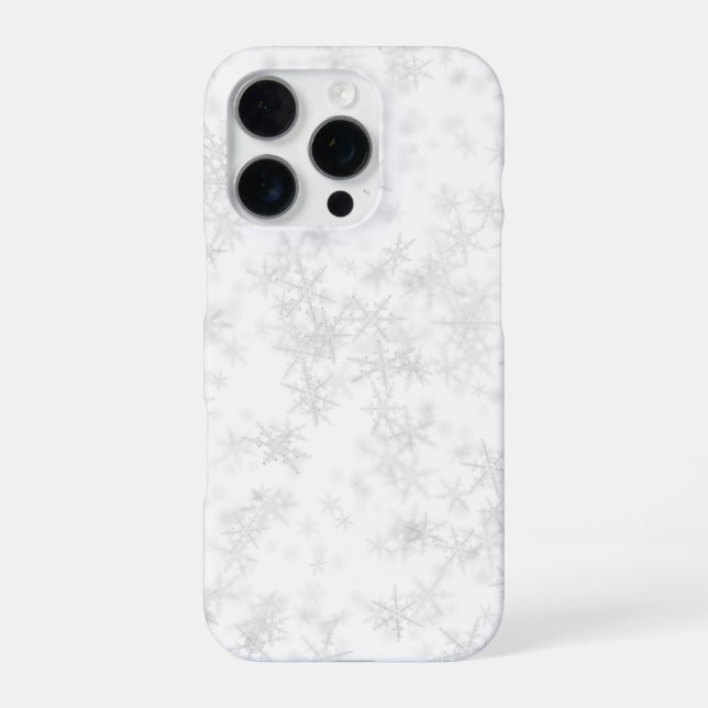 Coque iPhone Glace et neige texturée (Verso)