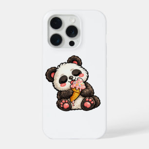 Coque iPhone 15 Pro Glace Panda Mignon
