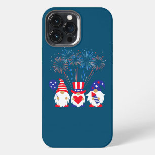 Etui iPhone 13 Pro Max Gnomes Patriotiques Drapeau Américain Gnomes 4 Jui
