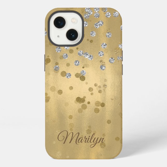 Coque iPhone Gold Glam (Verso)