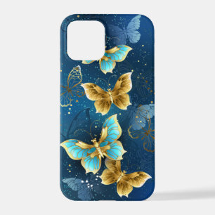 Coque iPhone 12 Pro Golden butterflies