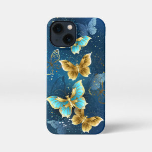 Etui iPhone 13 Mini Golden butterflies