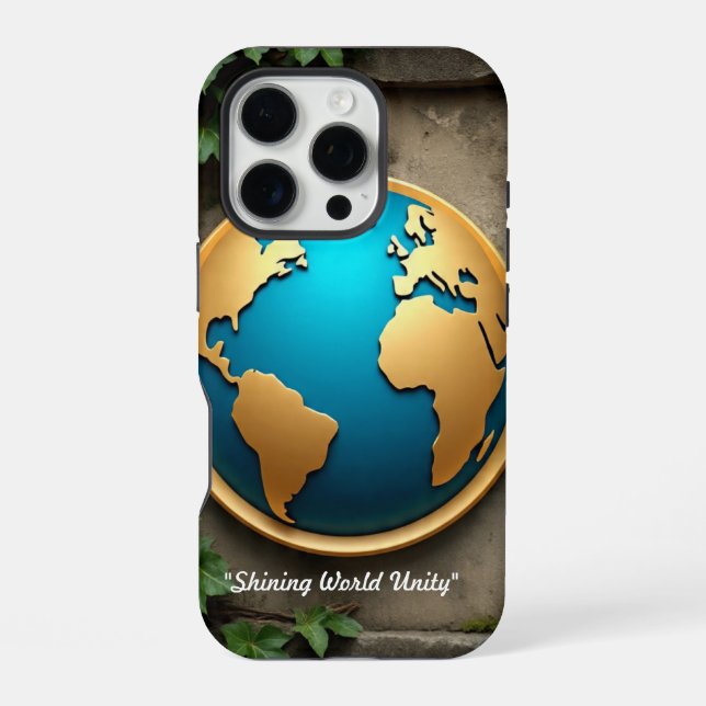 Coque iPhone "Golden Globe" (Verso)